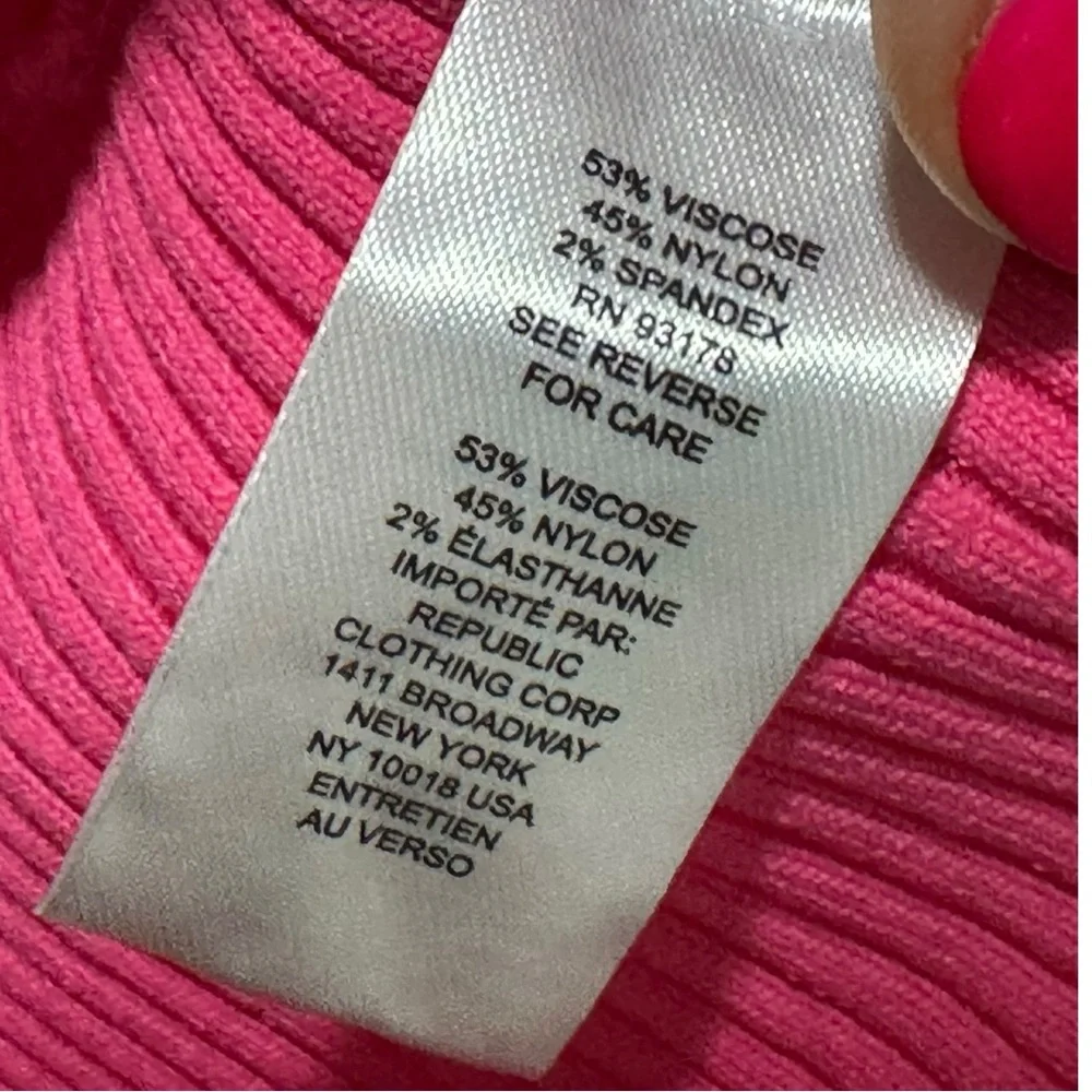 Revolve House Of Harlow 1960‎ NWT pink crop top cross strap shirt sz M - Picture 10 of 10